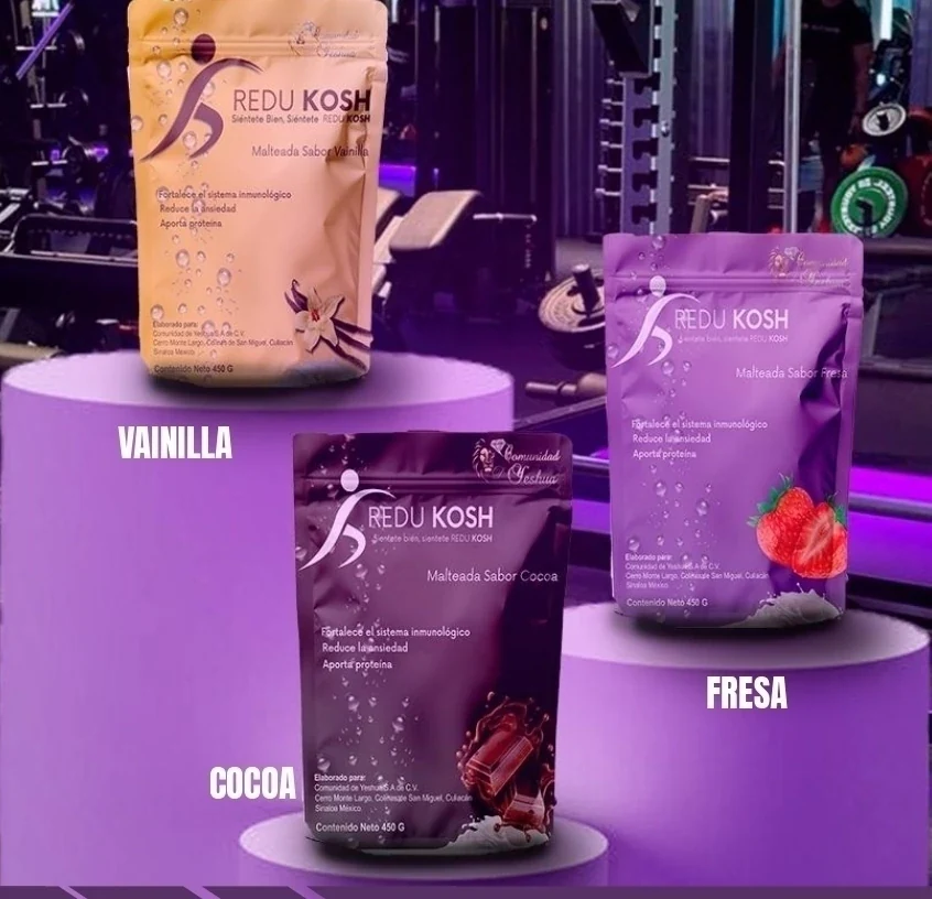Redu Kosh en sabores vainilla, cocoa y fresa